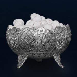 silver bowl